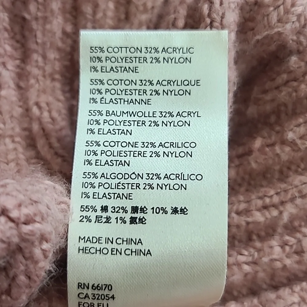 Free People v neck shaggy knit sweater